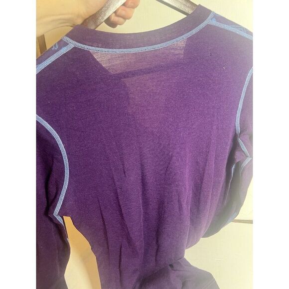 Janus Navy Thermo Base Layer Top Hiking Skiing 100% Merino Wool Men’s Size XL - Picture 5 of 6